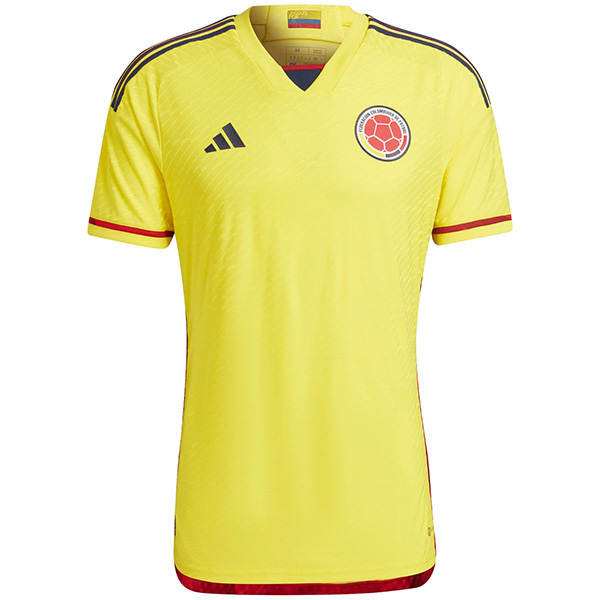 Colombia home jersey football uniform men's first soccer kit top sports shirts 2022 world cup